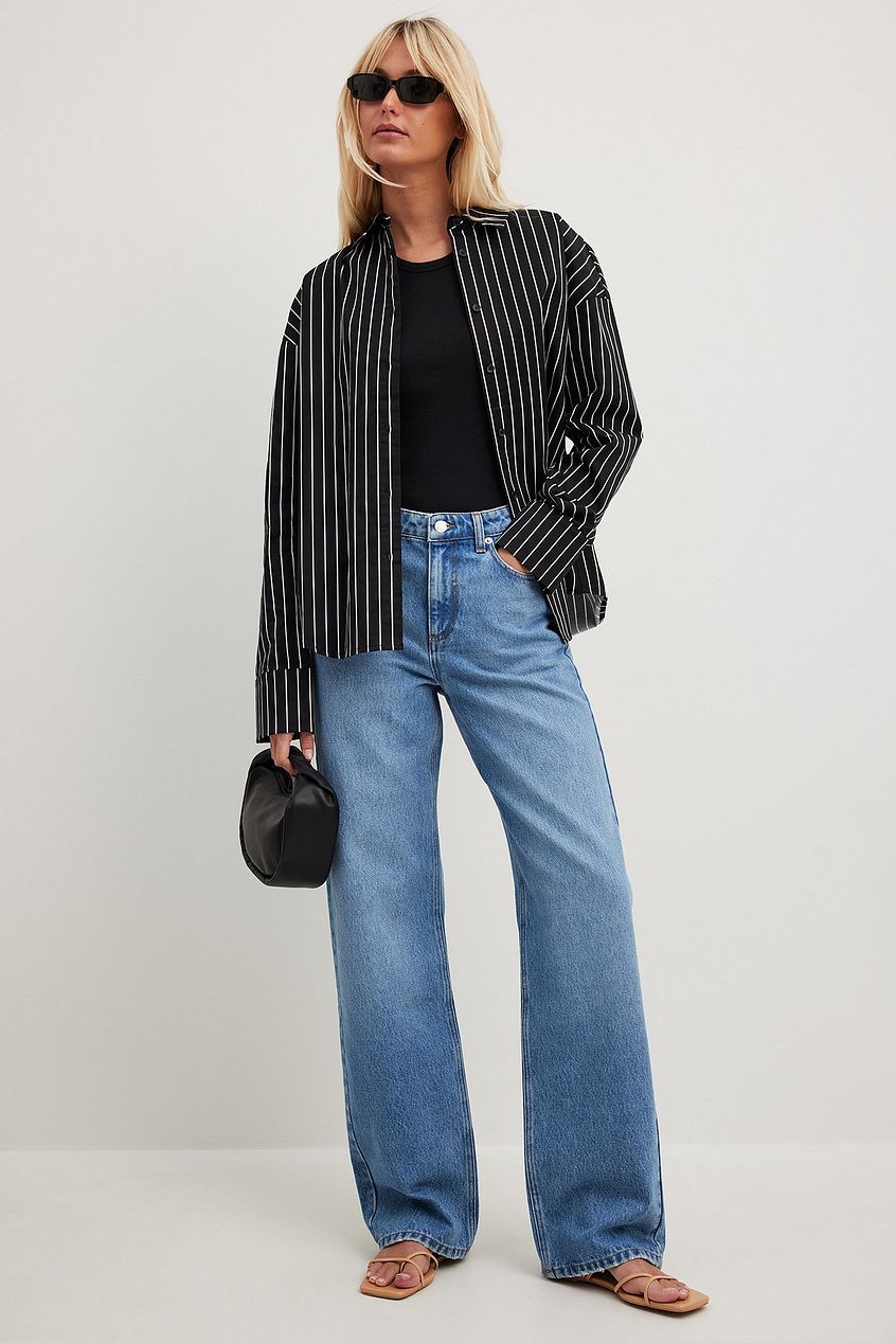 Loose Mid Waist Jeans For Womens - PRINDA - Jeans -