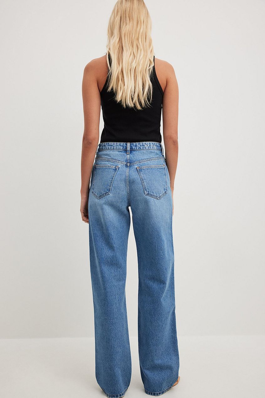 Loose Mid Waist Jeans For Womens - PRINDA - Jeans -