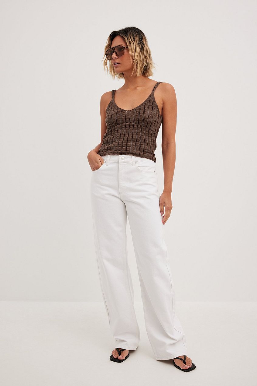 Loose Mid Waist Jeans For Womens - PRINDA - Jeans -