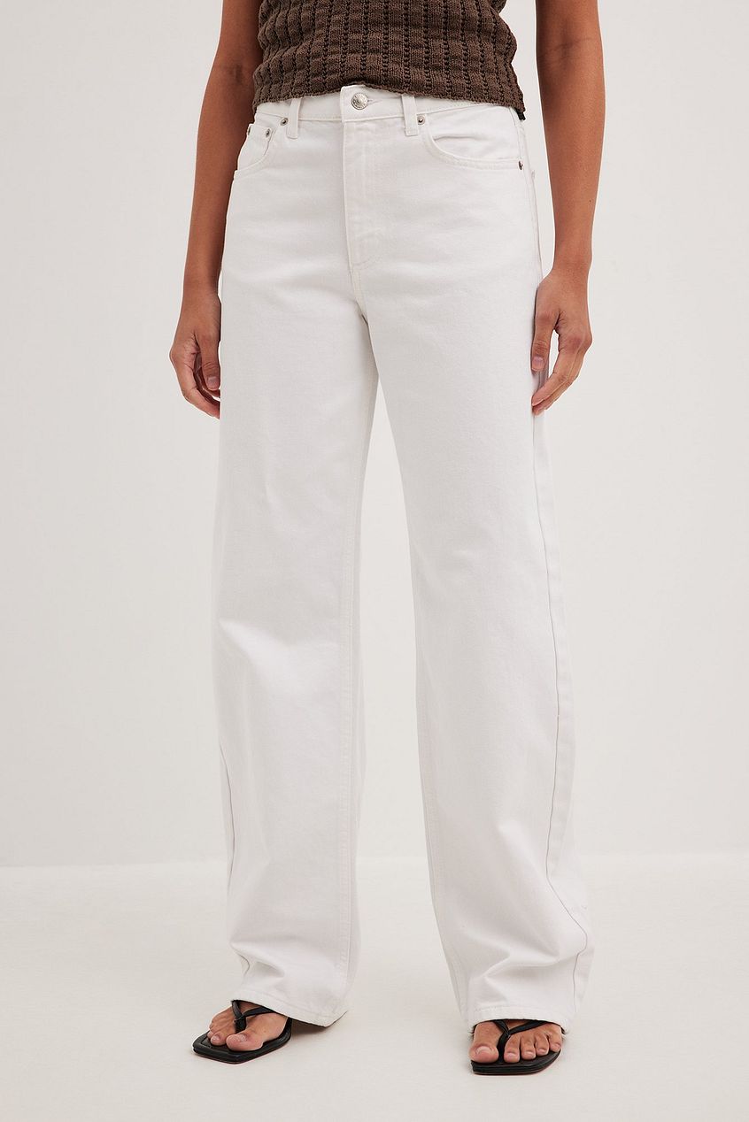 Loose Mid Waist Jeans For Womens - PRINDA - Jeans -
