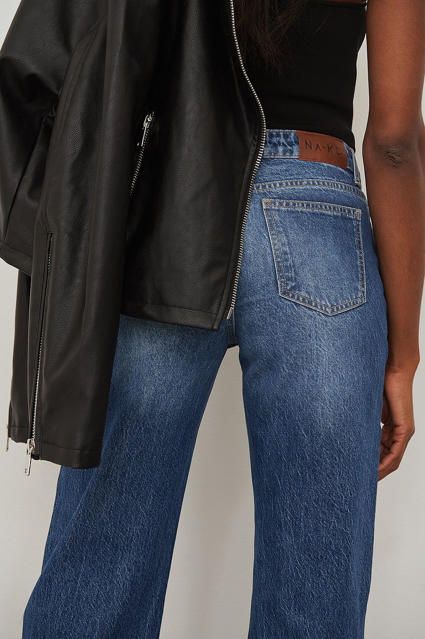 Low Waist Slim Leg Denim For Womens - PRINDA - Jeans -