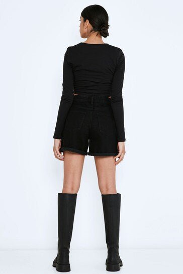 MAY High Waist Mom Shorts - PRINDA - Shorts & Skirts -