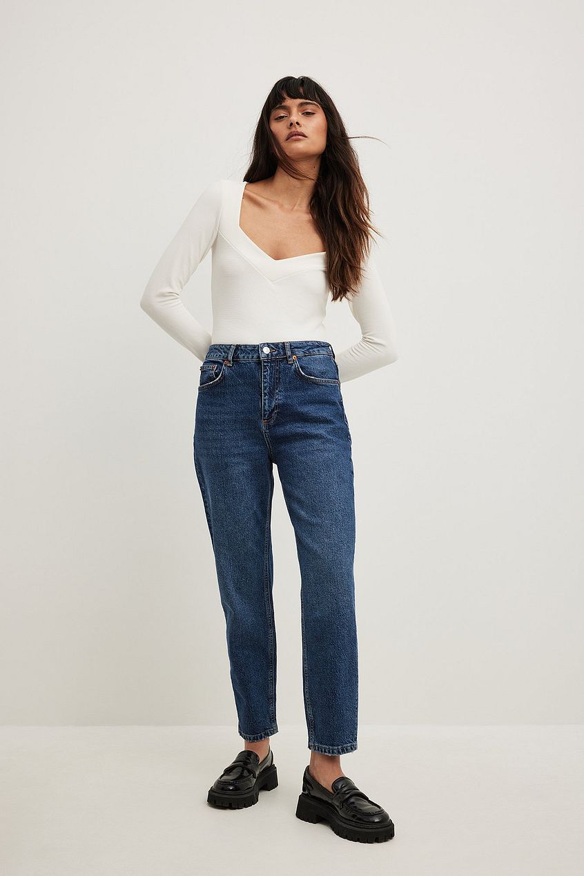 Mom High Waist Jeans For Womens - PRINDA - Jeans -
