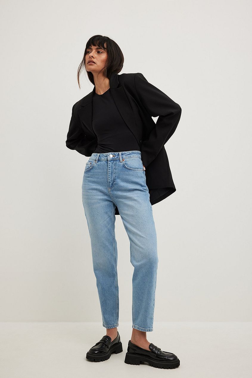 Mom High Waist Jeans For Womens - PRINDA - Jeans -