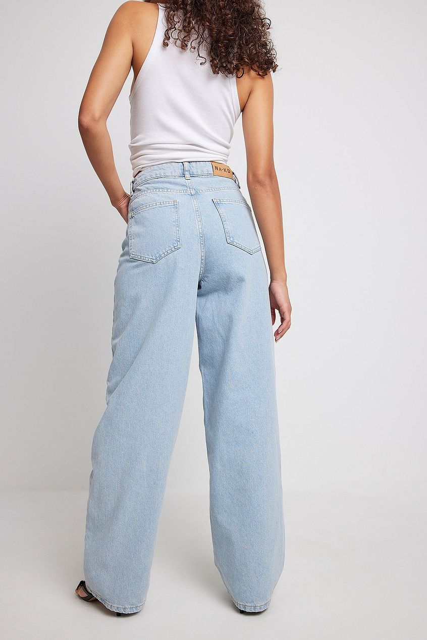 Organic Extra Wide Leg Denim For Womens - PRINDA - Jeans -