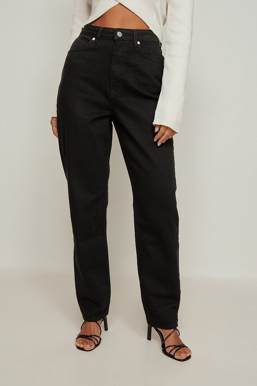 Organic High Waist Jeans For Womens - PRINDA - Jeans -