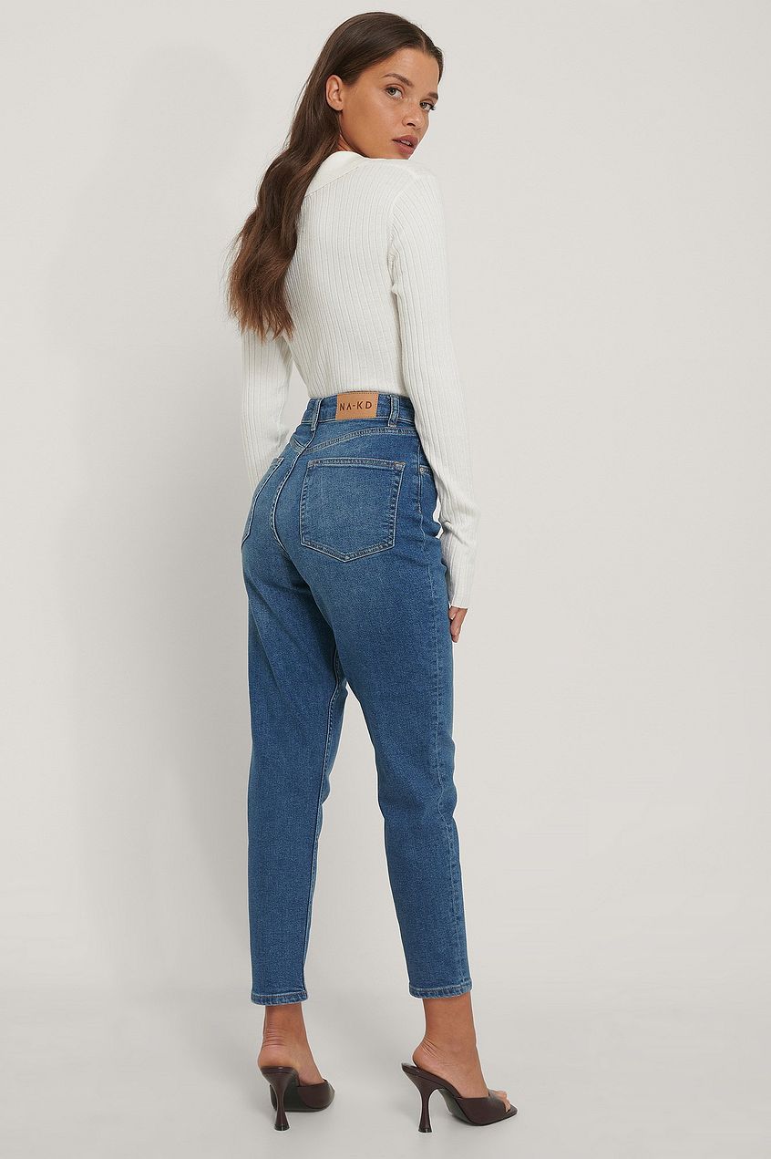 Organic Mom Jeans For Womens - PRINDA - Jeans -