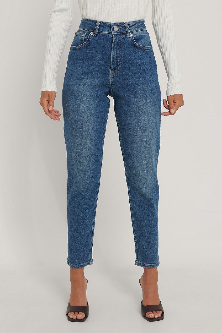 Organic Mom Jeans For Womens - PRINDA - Jeans -