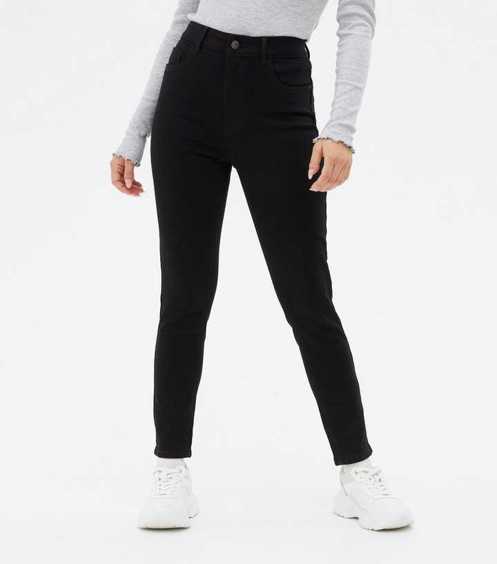 Petite Black Dark Wash Lift & Shape Jenna Skinny Jeans - PRINDA - Jeans -