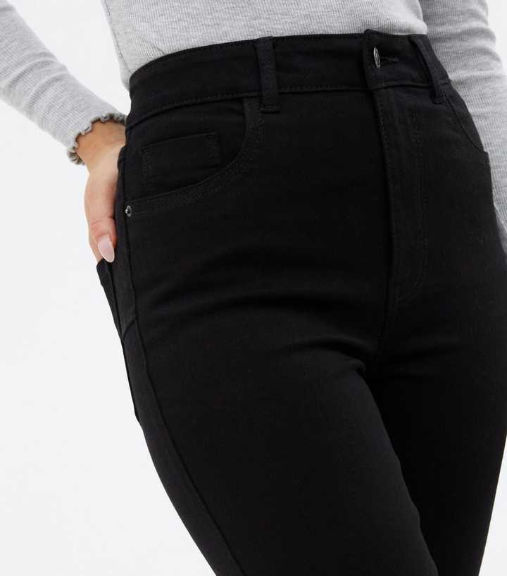 Petite Black Dark Wash Lift & Shape Jenna Skinny Jeans - PRINDA - Jeans -