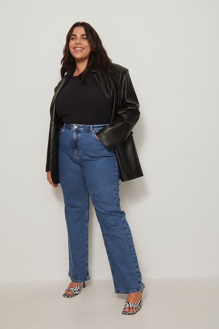 Recycled Relaxed Full Length Jeans For Womens - PRINDA - Jeans -