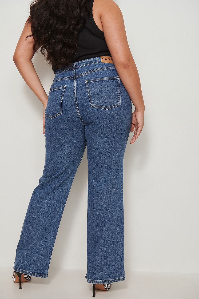 Recycled Relaxed Full Length Jeans For Womens - PRINDA - Jeans -