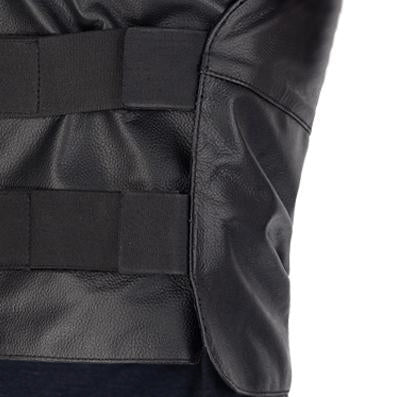 PRINDA Revolver Genuine Leather Motorcycle Vest for Men