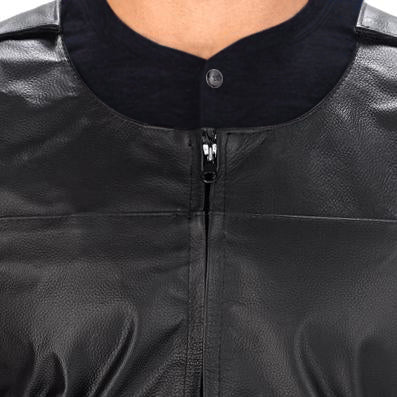 PRINDA Revolver Genuine Leather Motorcycle Vest for Men