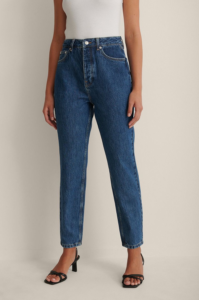 Rigid Mom Jeans For Womens - PRINDA - Jeans -