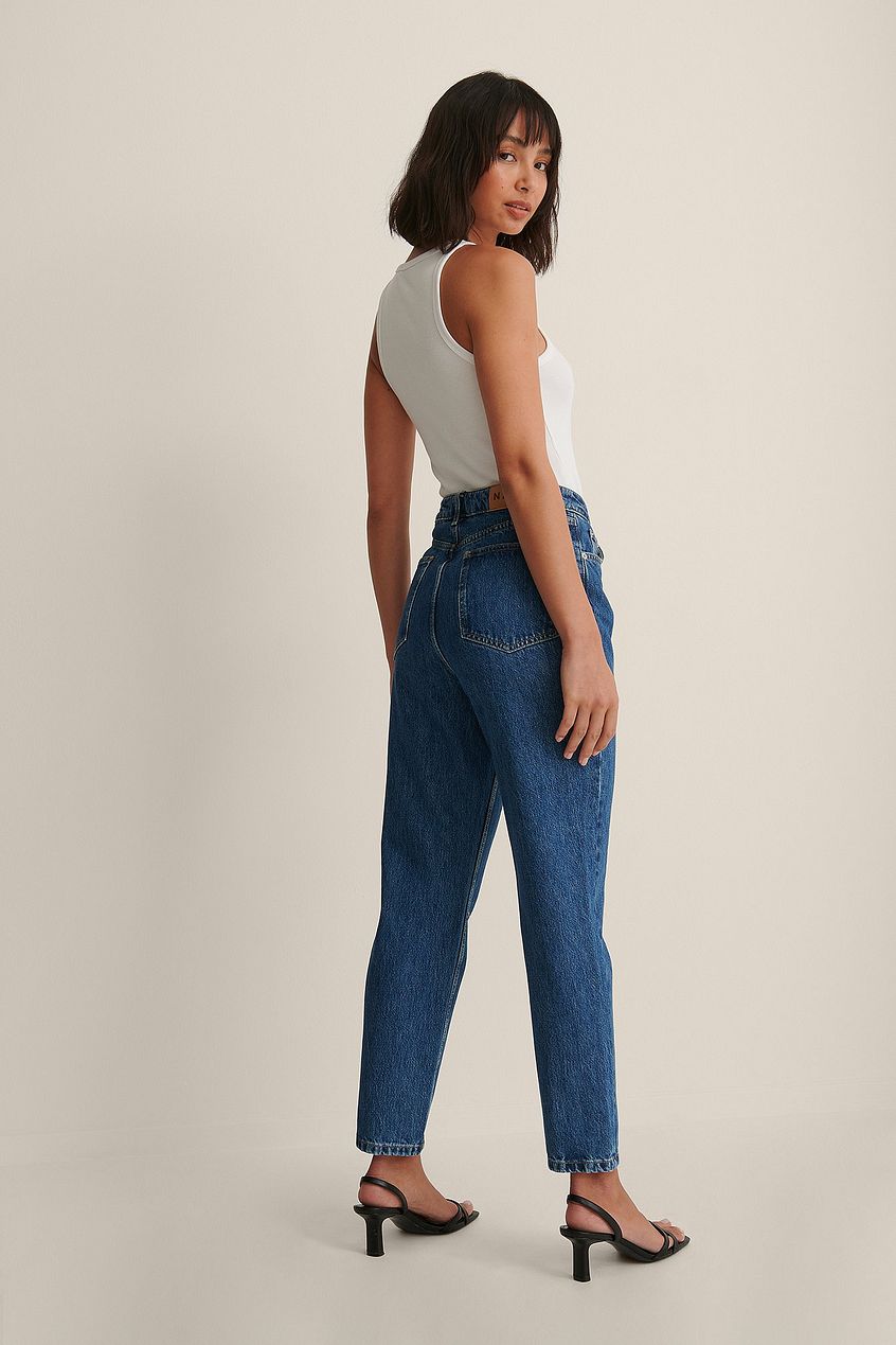 Rigid Mom Jeans For Womens - PRINDA - Jeans -
