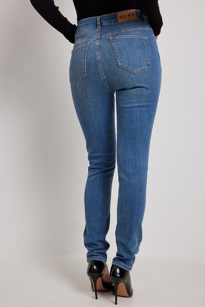 Skinny High Waist Stretch Jeans For Womens - PRINDA - Jeans -
