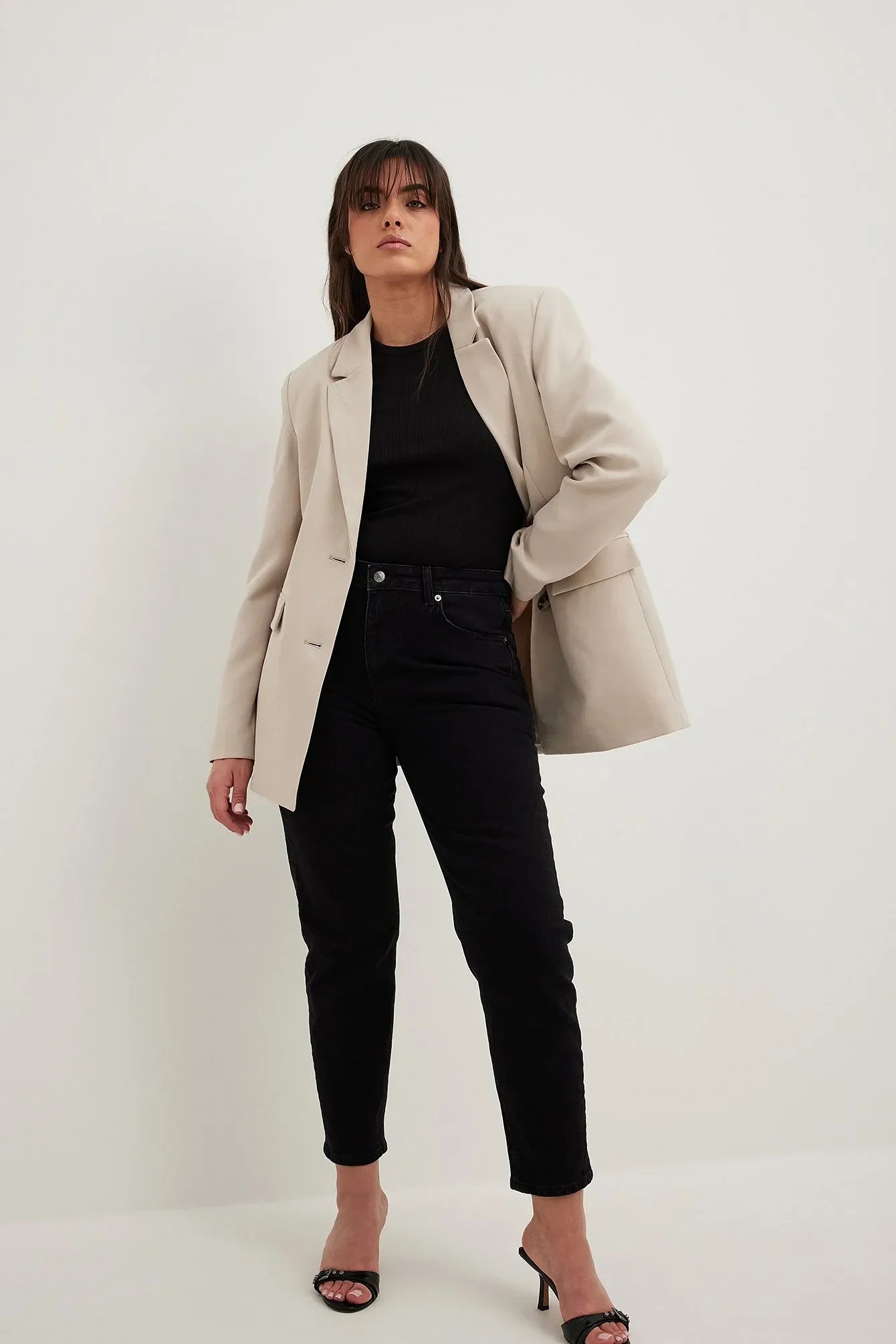 Classic Mom High Waist Jeans - Timeless Style & Comfort