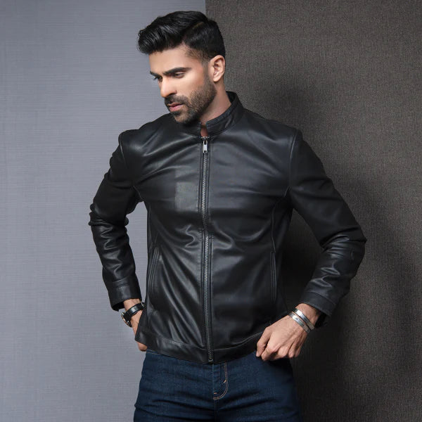 PRINDA Vintage - Biker Genuine Leather Jacket