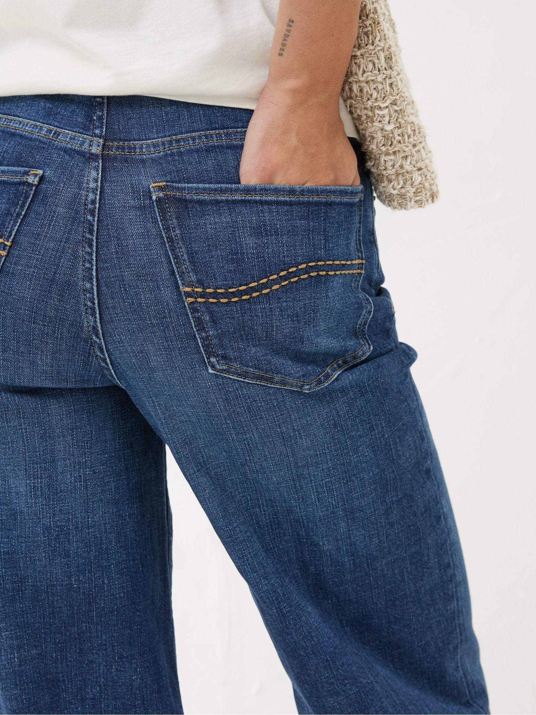 Women Fat FPRINDA Welling Blue Wide Leg Jeans – Trendy High Waist Denim for Pakistan | PRINDA
