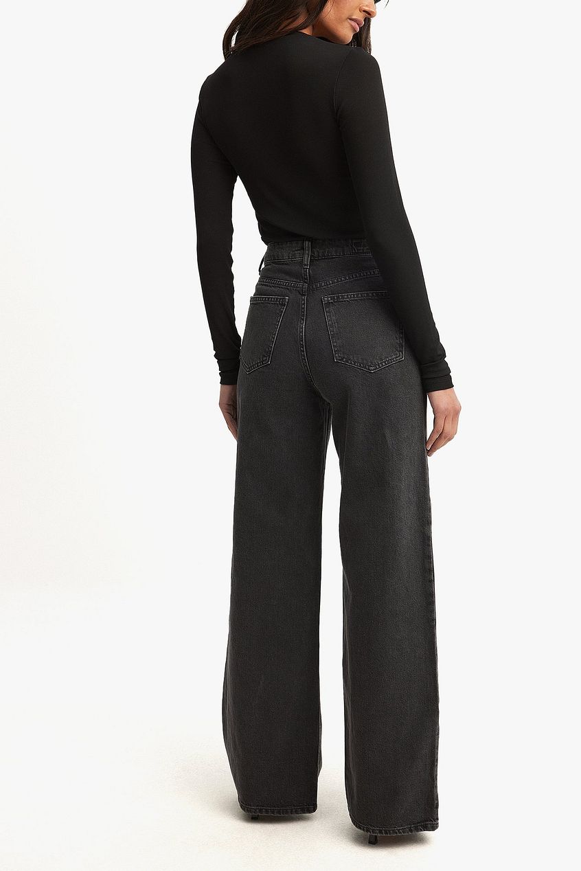 Women Wide High Waist Jeans – Flattering Wide-Leg High-Rise Denim for Pakistan | PRINDA