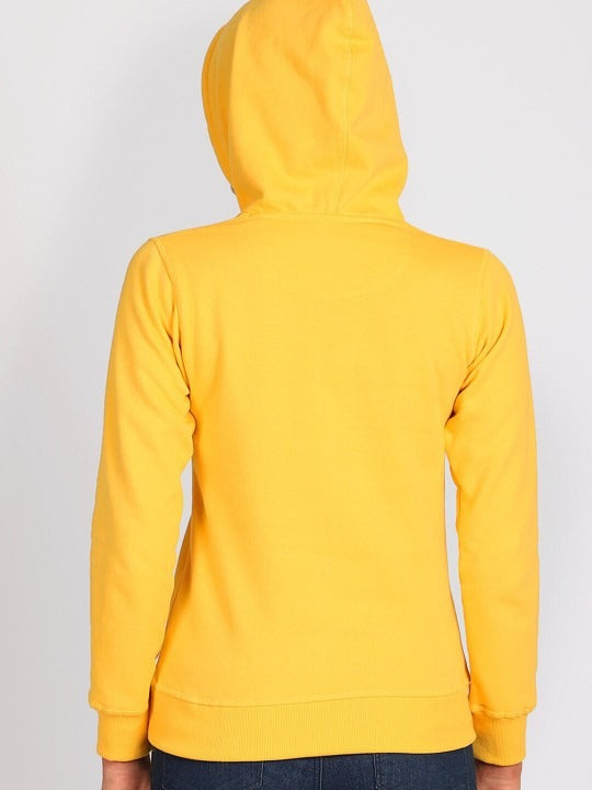 Batman Printed Hooded Pullover Yellow Hoodie for Women – Casual Streetwear Pakistan | PRINDA
