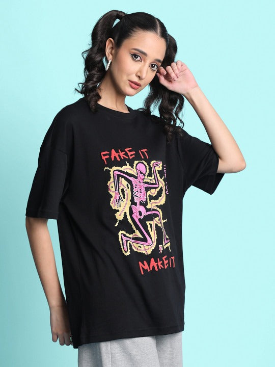 Men Halloween Graphic Print Round Neck Cotton T-Shirt – Stylish Festive Outfit in Pakistan | PRINDA