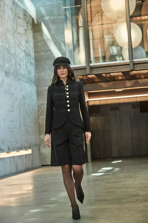 PRINDA Black Military Women Blazer