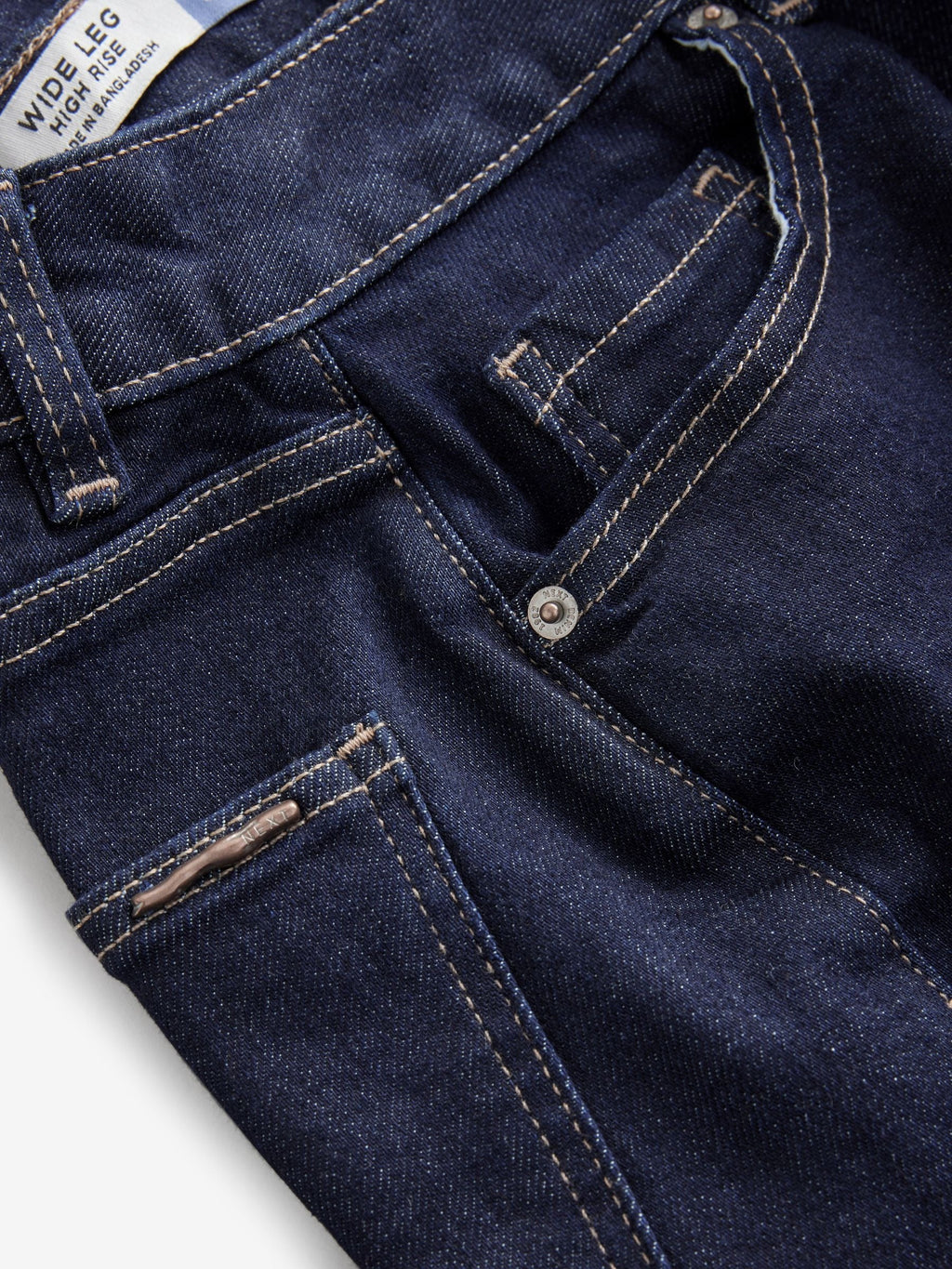 Women Rinse Hourglass Wide Leg Jeans – Trendy High-Waisted Cotton Denim for Pakistan | PRINDA