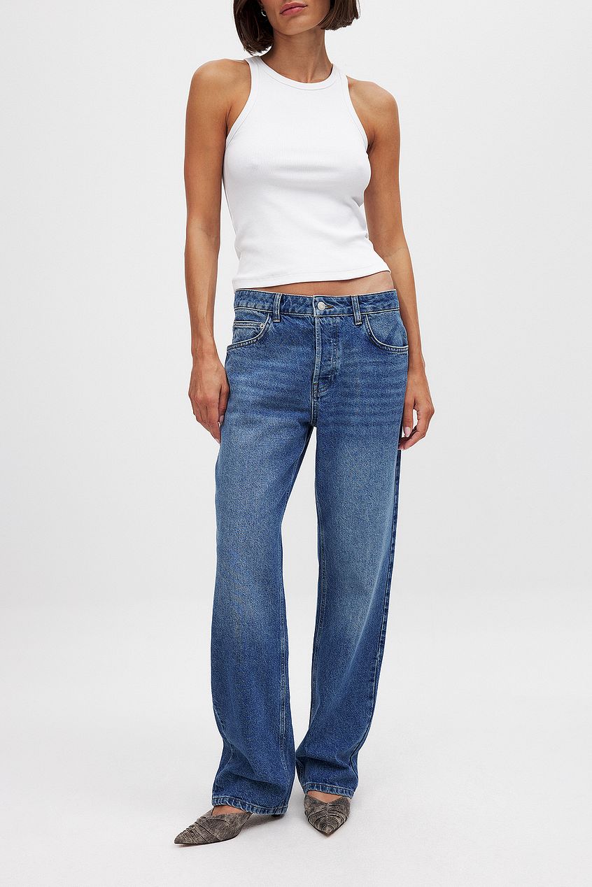 Women Straight Loose Fit Jeans – Classic Straight-Leg, Relaxed Comfort Denim for Pakistan | PRINDA