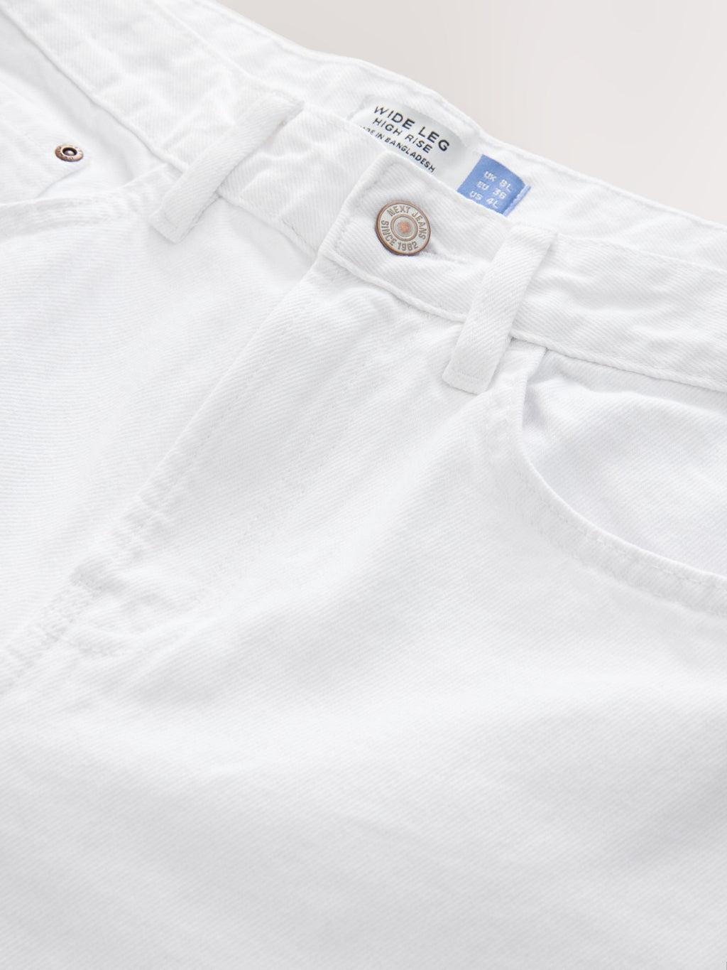 Women White Wide Leg Jeans – Elegant High Waisted Denim Pants for Stylish Outfits in Pakistan | PRINDA