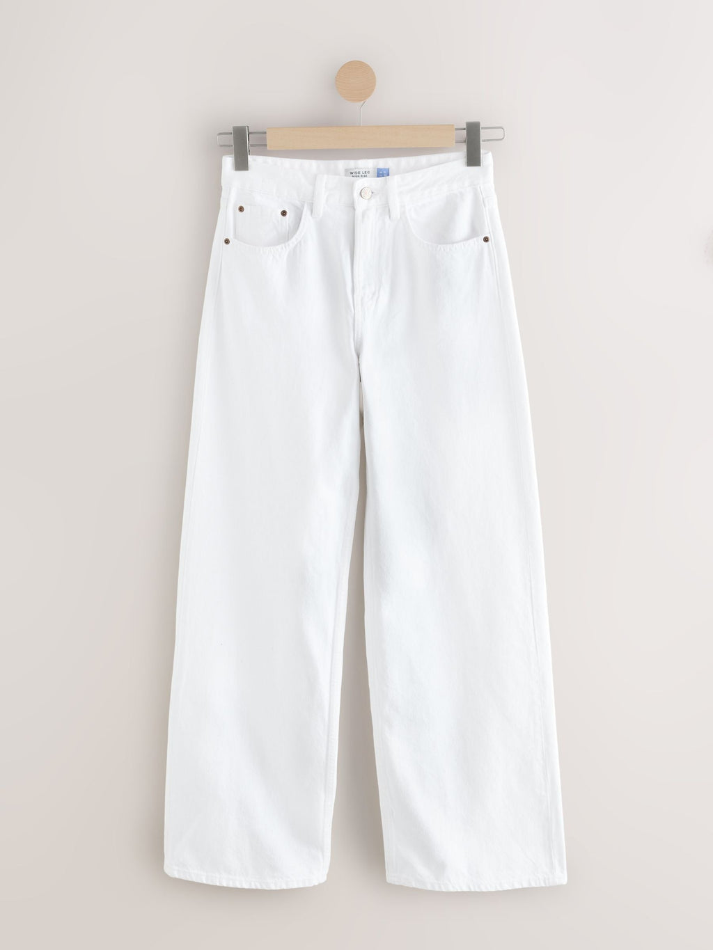 Women White Wide Leg Jeans – Elegant High Waisted Denim Pants for Stylish Outfits in Pakistan | PRINDA