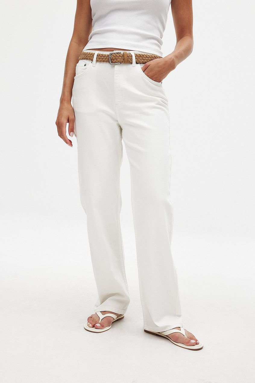 Women Straight High Waist Jeans – Flattering High-Rise Straight Leg, Tummy-Smoothing Denim for Pakistan | PRINDA