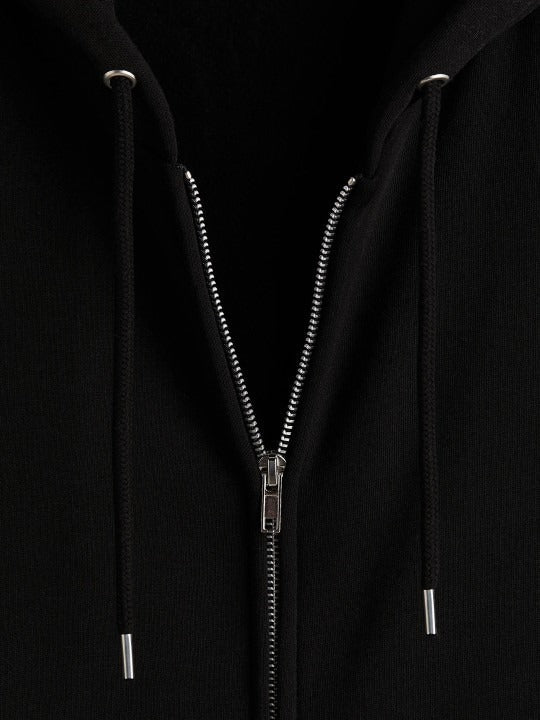 Men Loose Fit Zip-Through Hoodie – Casual Cotton Zipper Sweatshirt for Pakistan | PRINDA