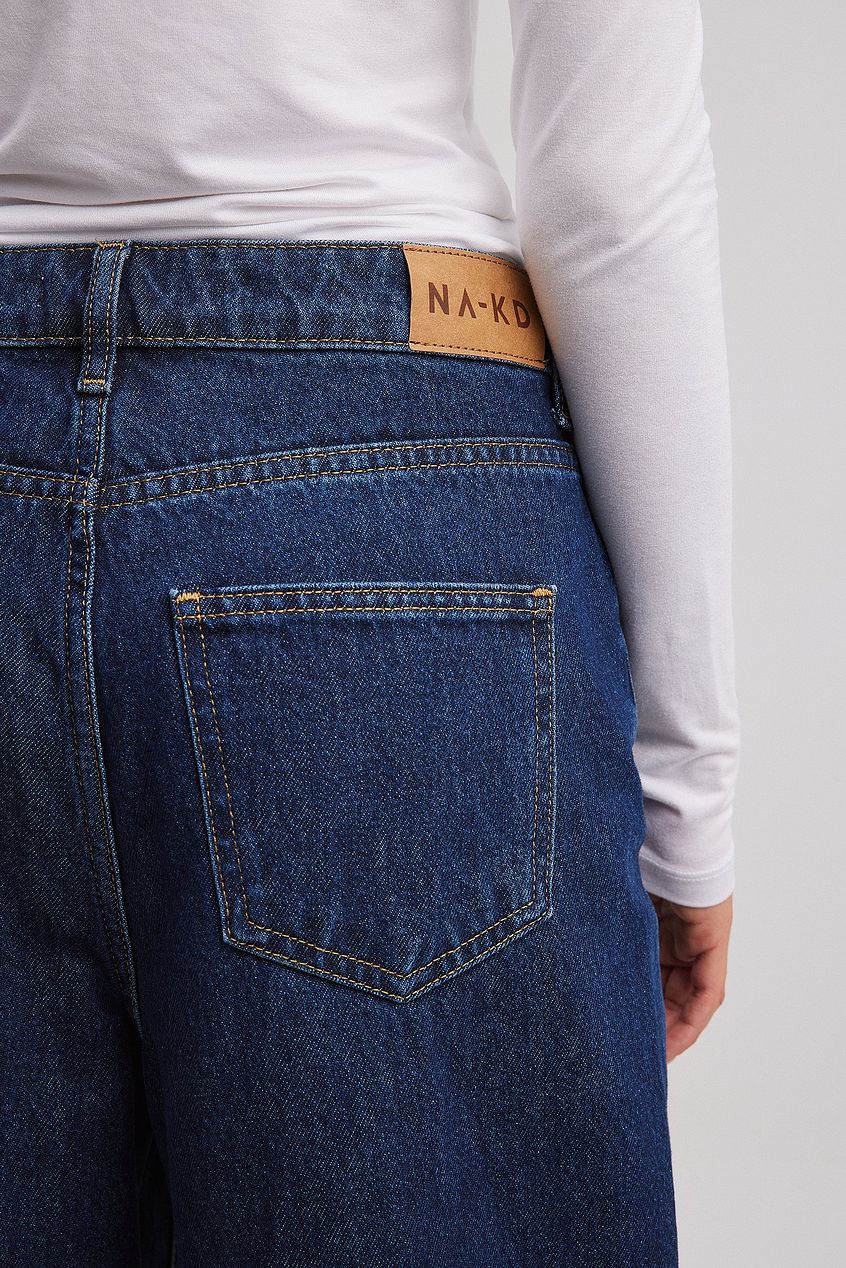 Women Loose Low Waist Long Jeans – Baggy Wide Leg Low-Rise Denim for Pakistan | PRINDA