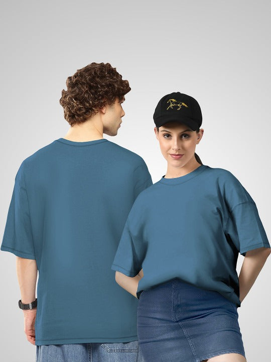 Unisex Twistform Twinny Zone Pack of 2 Solid Cotton Oversized T-Shirts – Premium Streetwear in Pakistan | PRINDA