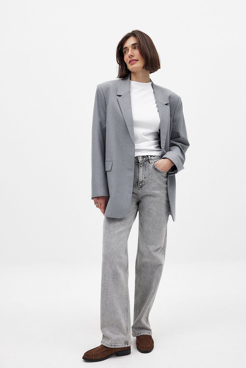 Women Straight High Waist Jeans – Classic High-Rise Straight Leg Denim for Pakistani Women | PRINDA