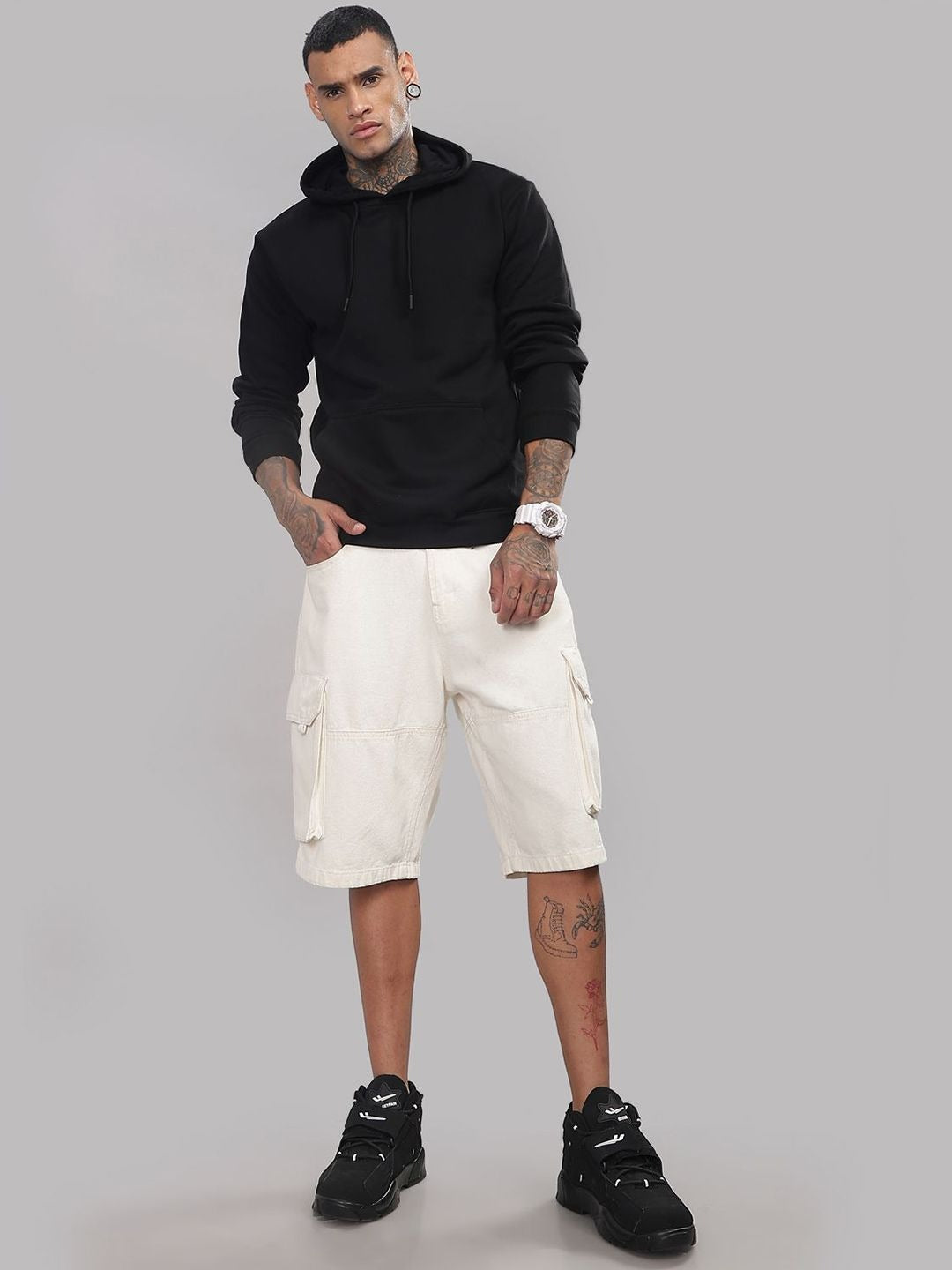 Men Hooded Pullover Sweatshirt – Comfortable Cotton Hoodie for Everyday Style in Pakistan | PRINDA