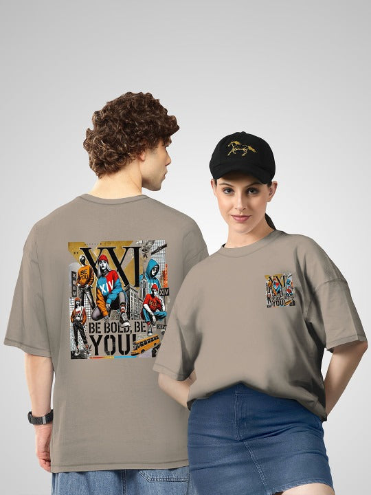 Unisex Twistform Twinny Zone Pack of 2 GoodBad Printed Cotton Oversized T-Shirts in Pakistan | PRINDA