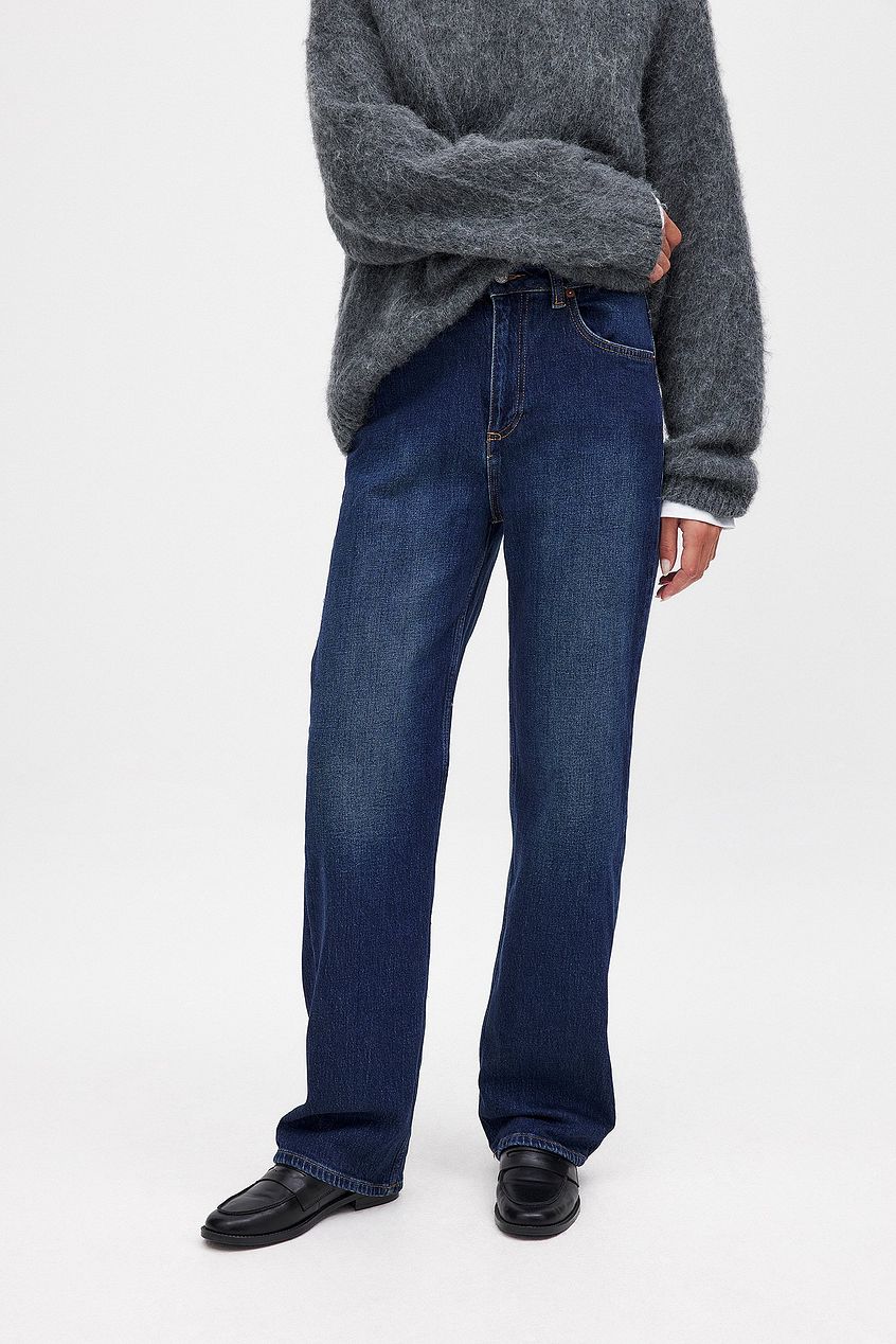 Women Straight High Waist Jeans – Timeless High-Rise Straight Leg Denim for Pakistani Women | PRINDA