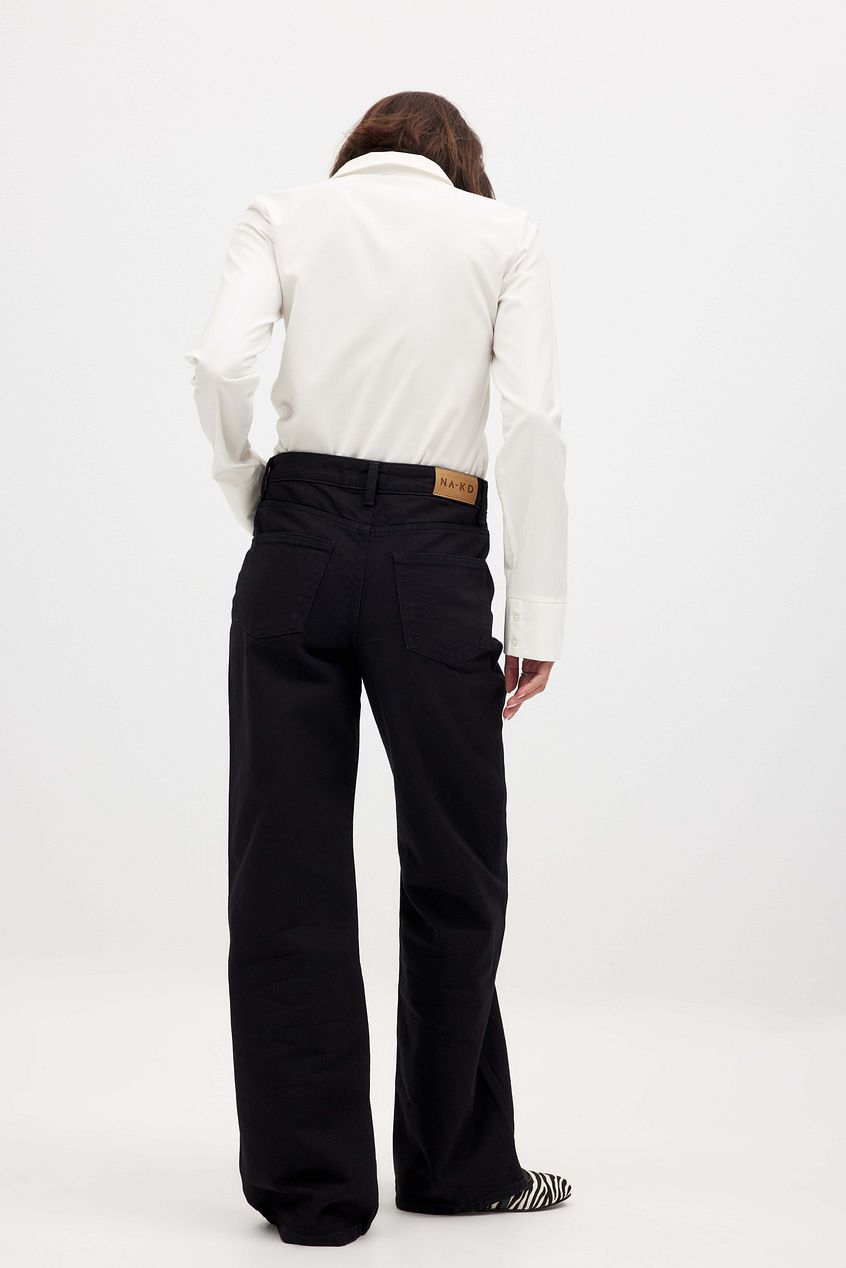 Women Mid Waist Straight Denim Jeans – Mid-Rise Straight Fit, Comfortable Everyday Denim | PRINDA