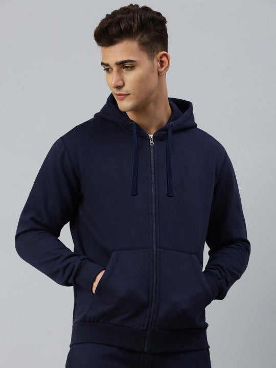 Men Hooded Front-Open Therma-Fit Sweatshirt – Warm Winter Zipper Hoodie for Men in Pakistan | PRINDA