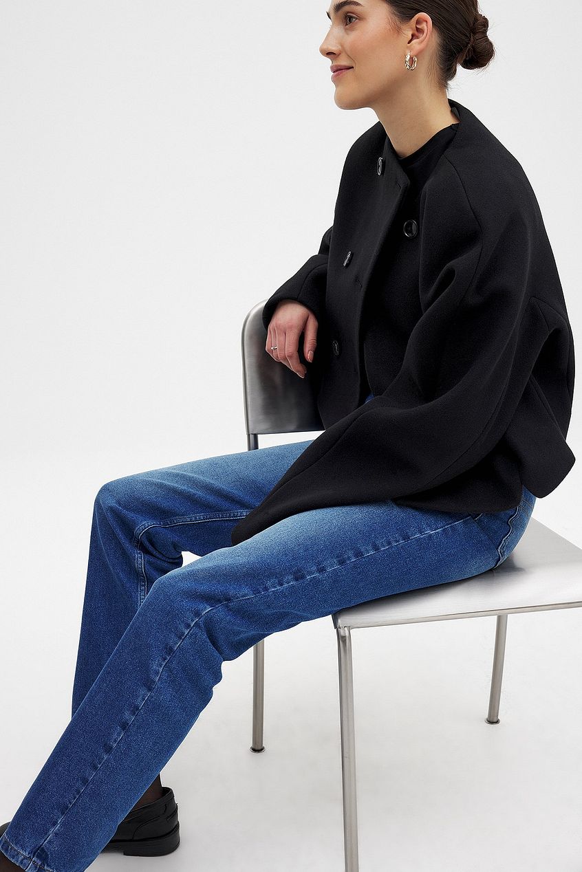 Women Straight High Waist Jeans – High-Rise Straight Leg Denim for Everyday Pakistan | PRINDA