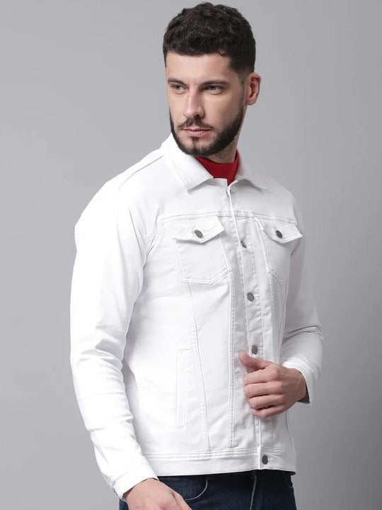 Men Running Denim Jacket by PARINDA – Lightweight, Breathable Street Style for Active Pakistani Lifestyles