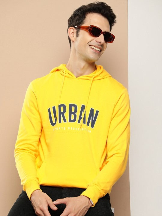 Pure Cotton Typography Printed Hooded Sweatshirt – Stylish Hoodie for Men in Pakistan | PRINDA