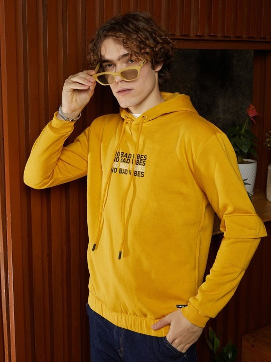 Men Cotton Typography Printed Hooded Long Sleeves Pullover Sweatshirt – Trendy Winter Hoodie in Pakistan | PRINDA