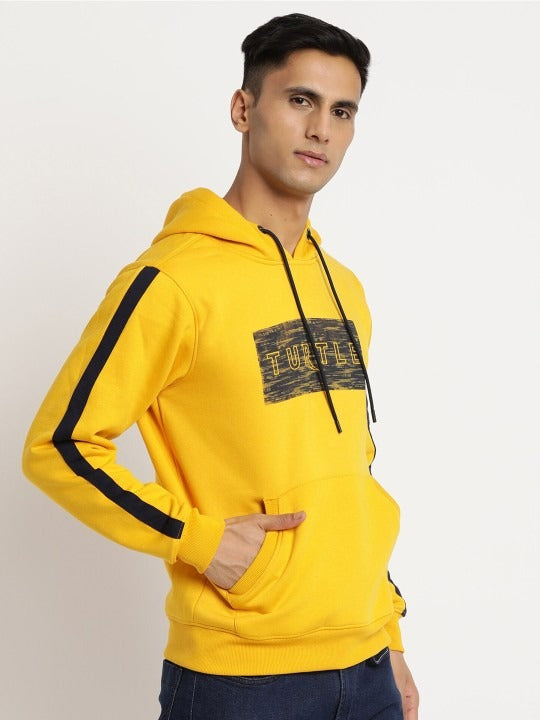 Men Typography Printed Hooded Sweatshirt – Stylish Cotton Hoodie for Winter in Pakistan | PRINDA