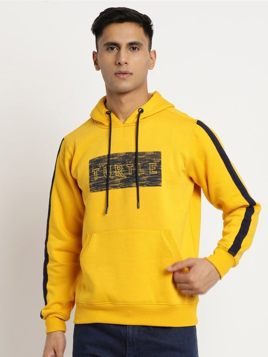 Men Typography Printed Hooded Sweatshirt – Stylish Cotton Hoodie for Winter in Pakistan | PRINDA