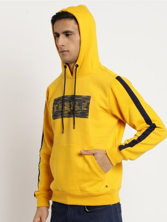 Men Typography Printed Hooded Sweatshirt – Stylish Cotton Hoodie for Winter in Pakistan | PRINDA