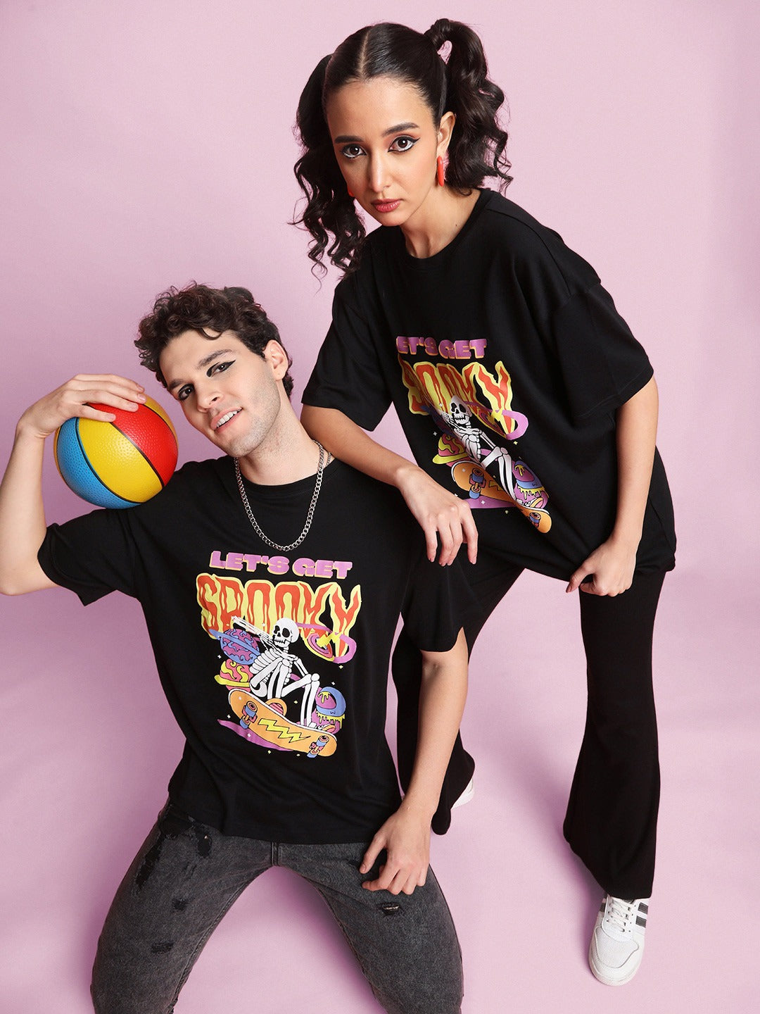 Unisex Graphic Printed Round Neck Cotton T-shirt – Trendy Streetwear for Men & Women in Pakistan | PRINDA
